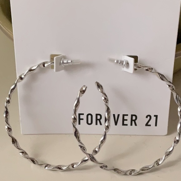 Forever 21 Jewelry - Large Hoop Earrings